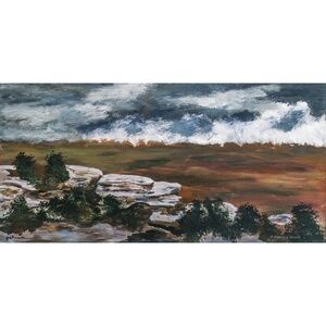 HOPING FOR RAIN - original acrylic painting on canvas